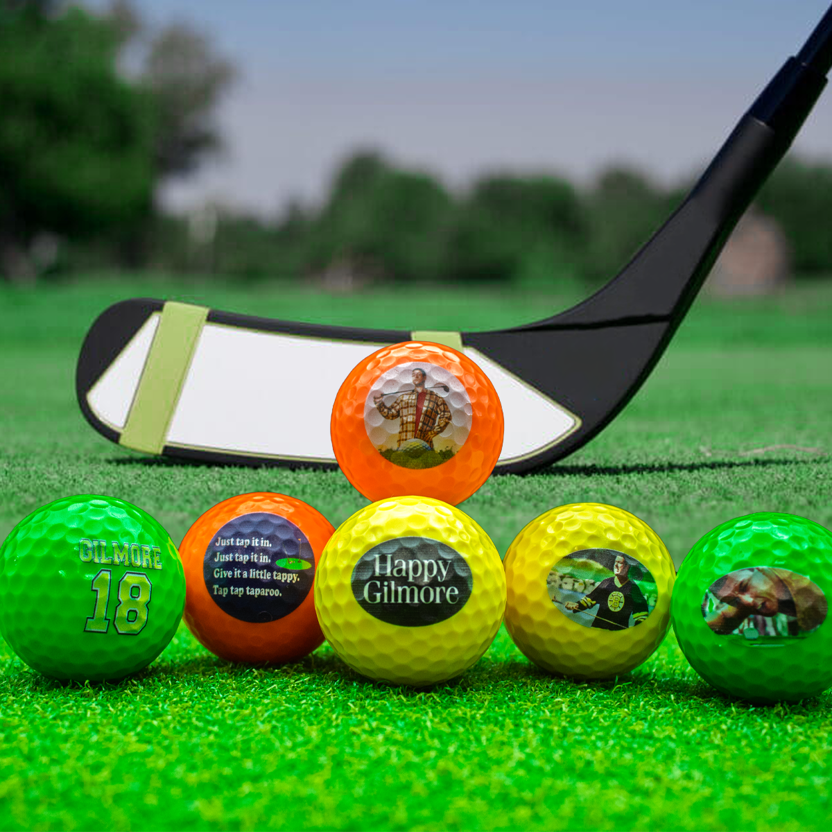 New Novelty Happy Gilmore Golf Balls
