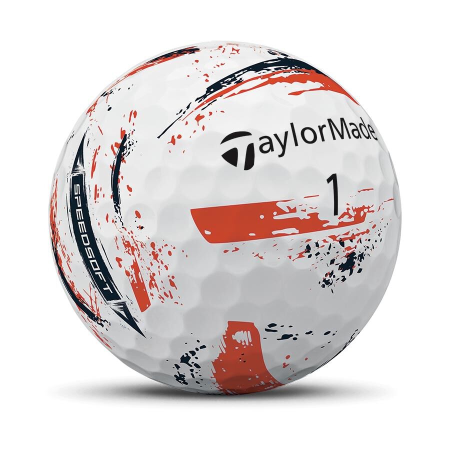 TaylorMade Speed Soft Ink NFL Chicago Bears Golf Balls