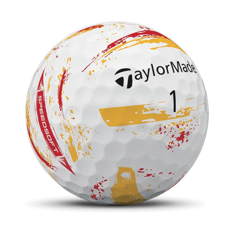 TaylorMade Speed Soft Ink NFL Chiefs Golf Balls - The Golf Guys Online