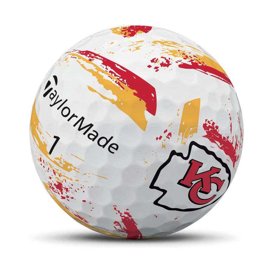 TaylorMade Speed Soft Ink NFL Chiefs Golf Balls - The Golf Guys Online