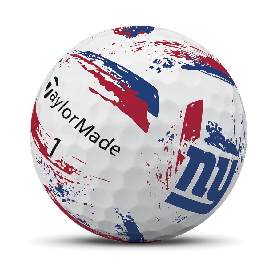 TaylorMade Speed Soft Ink NFL Giants Golf Balls - The Golf Guys Online