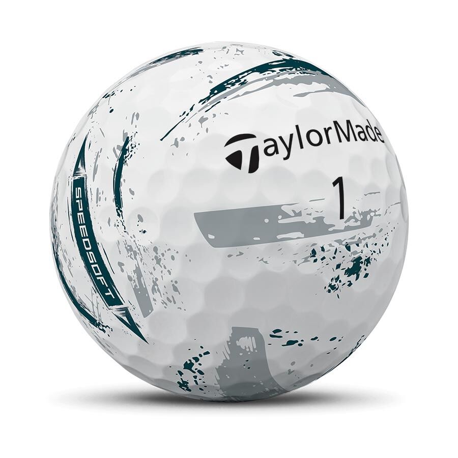 TaylorMade Speed Soft Ink NFL Eagles Golf Balls - The Golf Guys Online