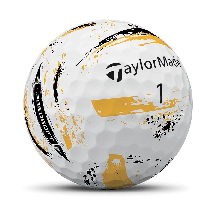 TaylorMade Speed Soft Ink NFL Steelers Golf Balls - The Golf Guys Online