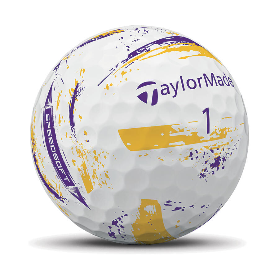 TaylorMade Speed Soft Ink NFL Minnesota Vikings Golf Balls