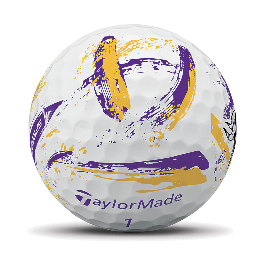 TaylorMade Speed Soft Ink NFL Minnesota Vikings Golf Balls