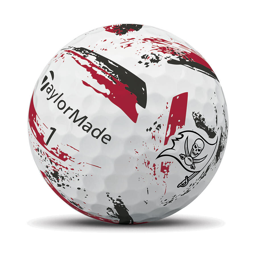 TaylorMade Speed Soft Ink NFL Tampa Bay Buccaneers Golf Balls