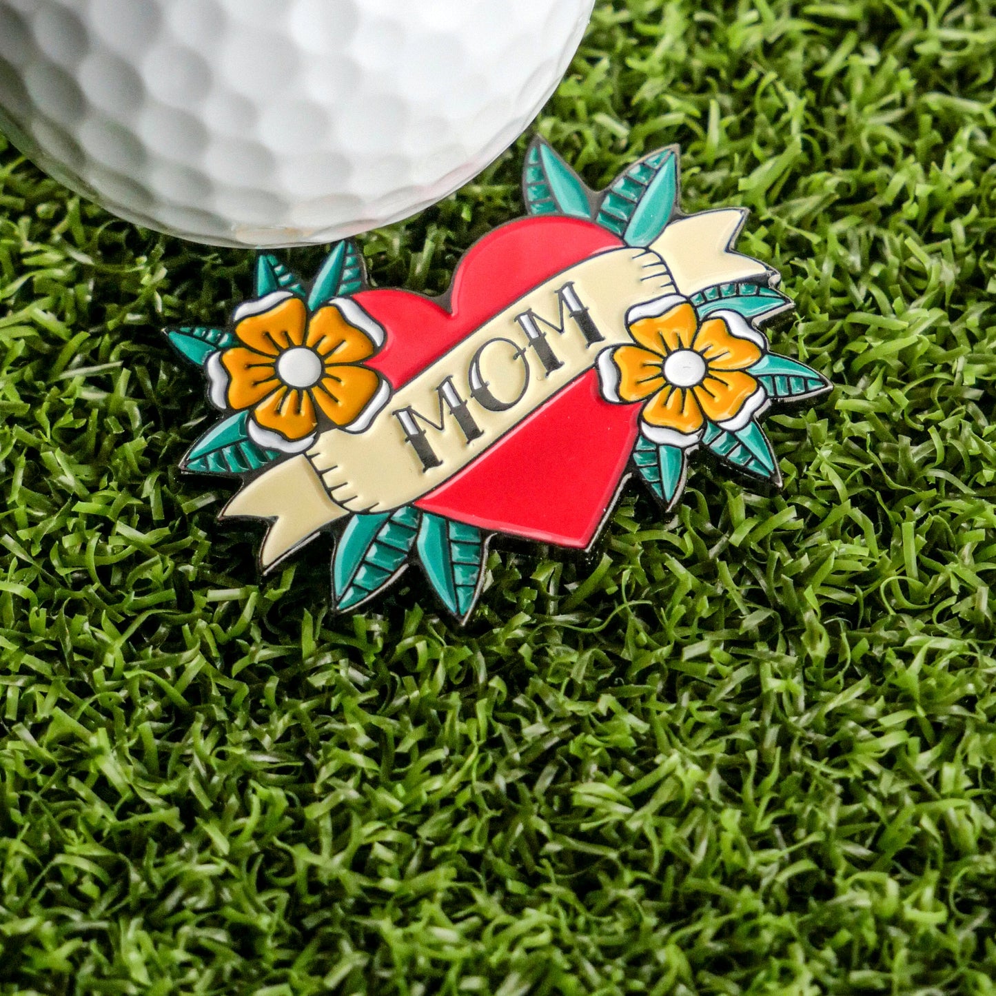 Mom Tattoo Ball Marker