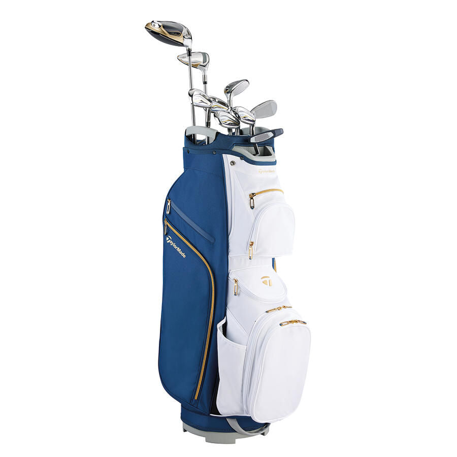 TaylorMade Women's Kalea Gold Cart 10-Piece Complete Golf Set - The Golf Guys Online