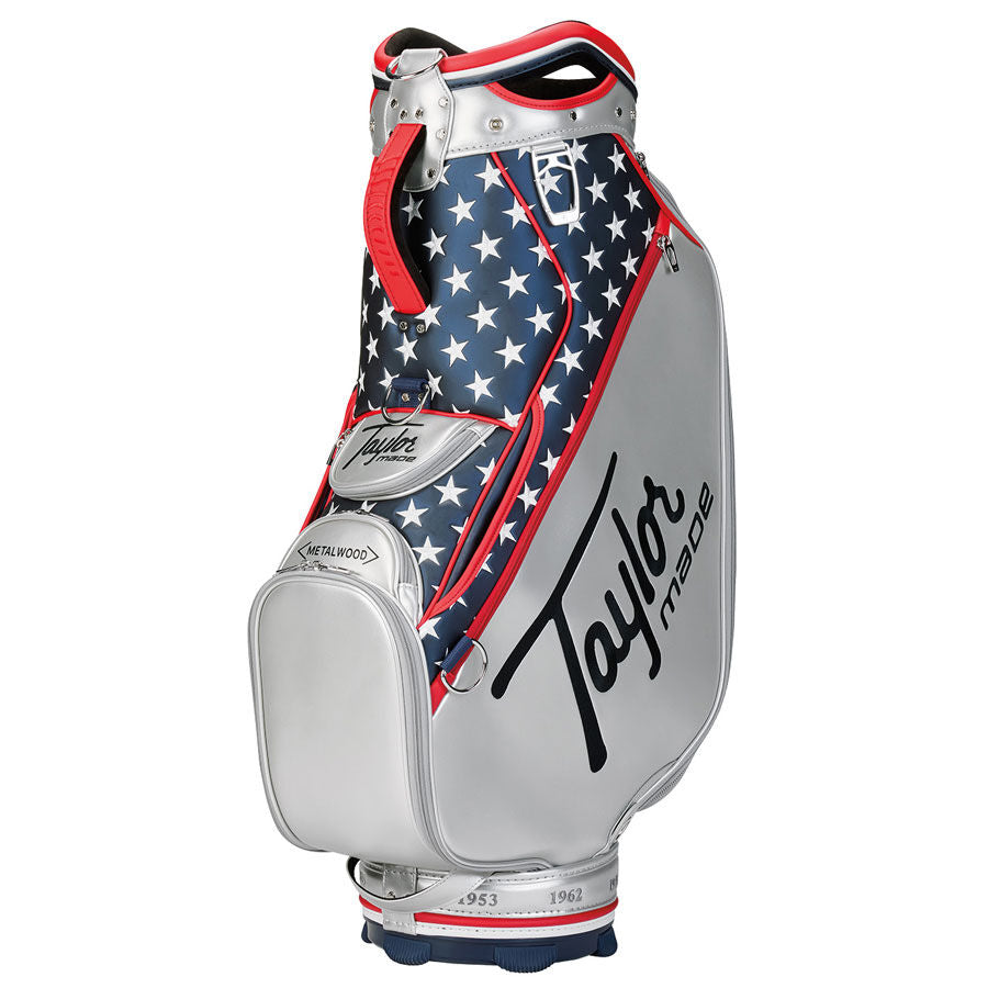 TaylorMade 2025 Summer Commemorative Pittsburgh Persimmon Heritage Staff Bag - The Golf Guys Online