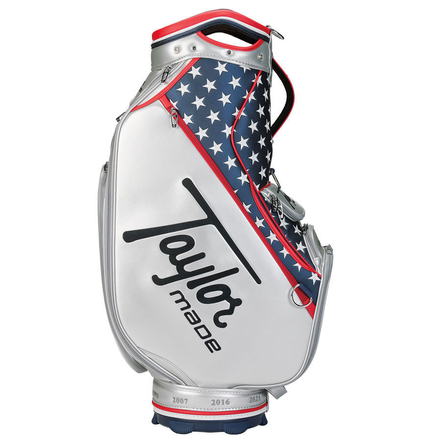 TaylorMade 2025 Summer Commemorative Pittsburgh Persimmon Heritage Staff Bag - The Golf Guys Online