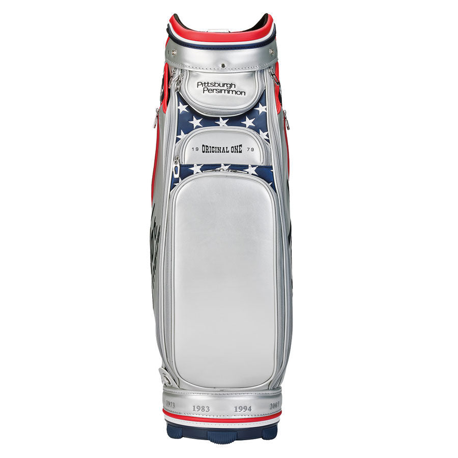 TaylorMade 2025 Summer Commemorative Pittsburgh Persimmon Heritage Staff Bag - The Golf Guys Online