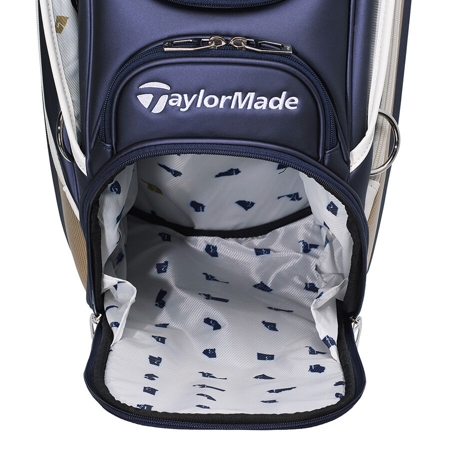 Taylor Made - Professional Championship Staff Bag Navy/Gold - The Golf Guys Online