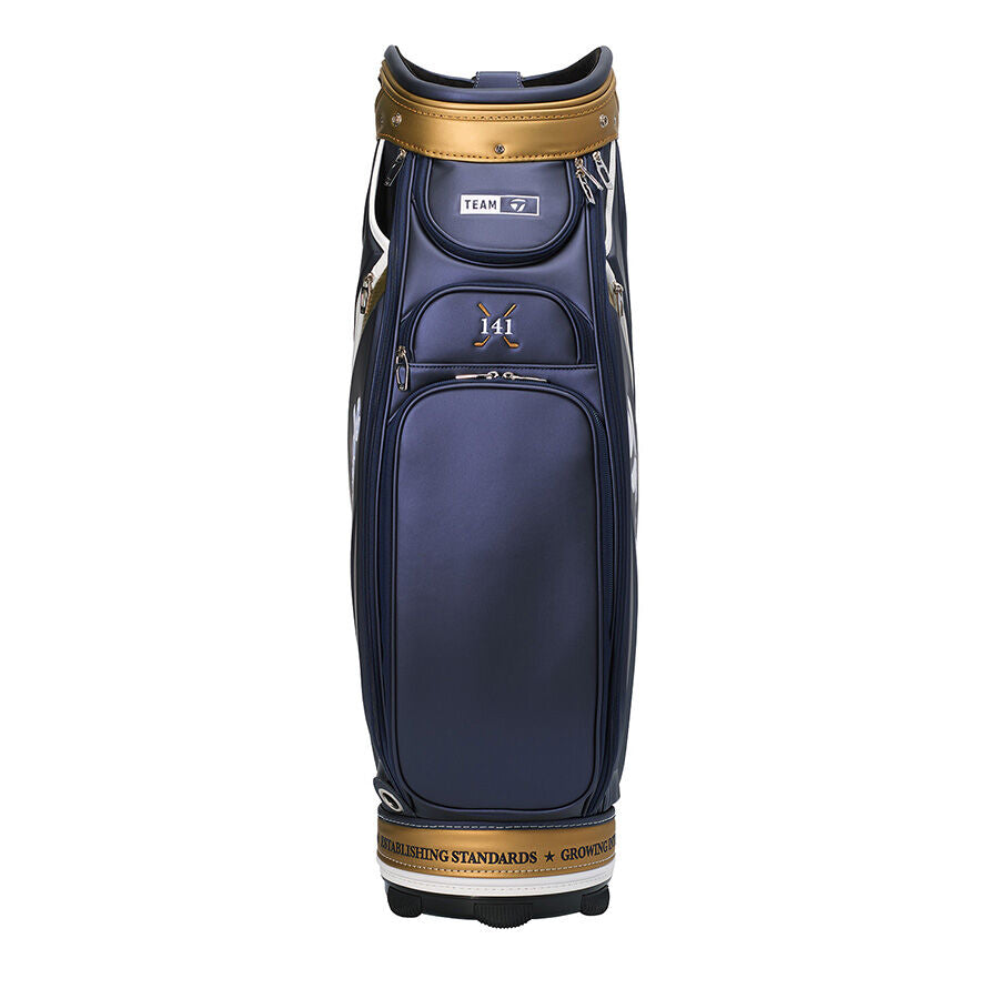 Taylor Made - Professional Championship Staff Bag Navy/Gold - The Golf Guys Online