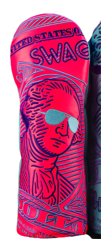 Swag Golf - Bubblegum Gigantic George Fairway Wood Headcover - The Golf Guys Online