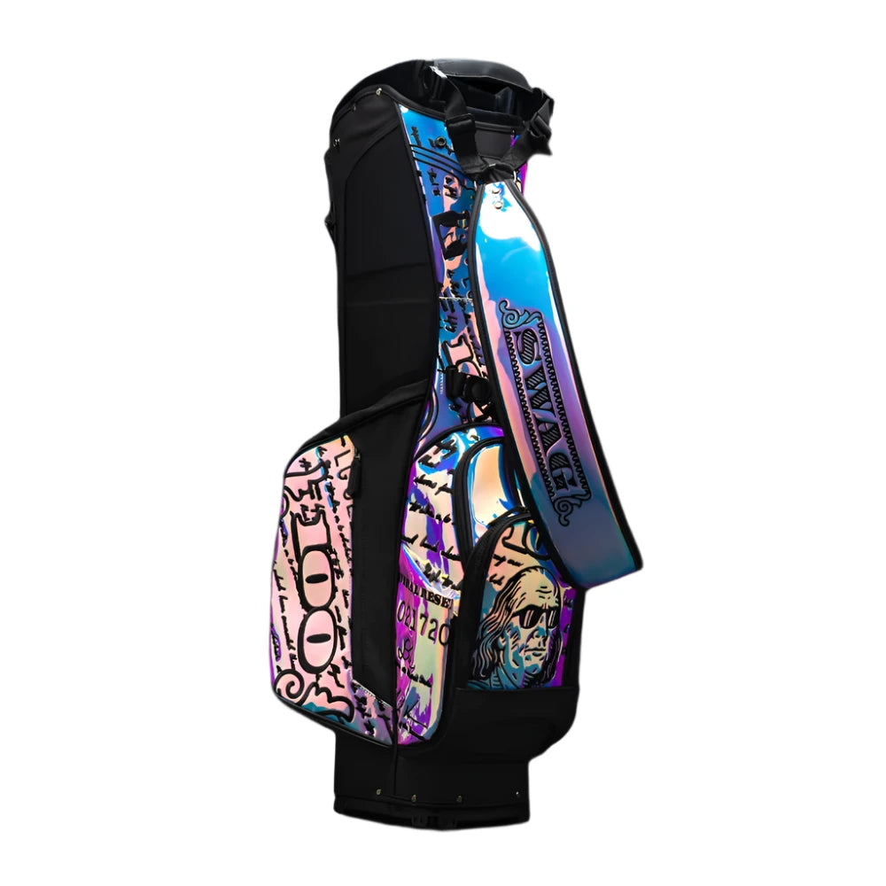 Swag Golf - Pearlescent Franklin Stand Bag - Benjamin Franklin Golf Bag - The Golf Guys Online