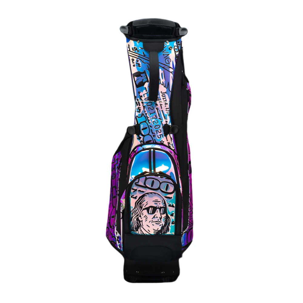 Swag Golf - Pearlescent Franklin Stand Bag - Benjamin Franklin Golf Bag - The Golf Guys Online