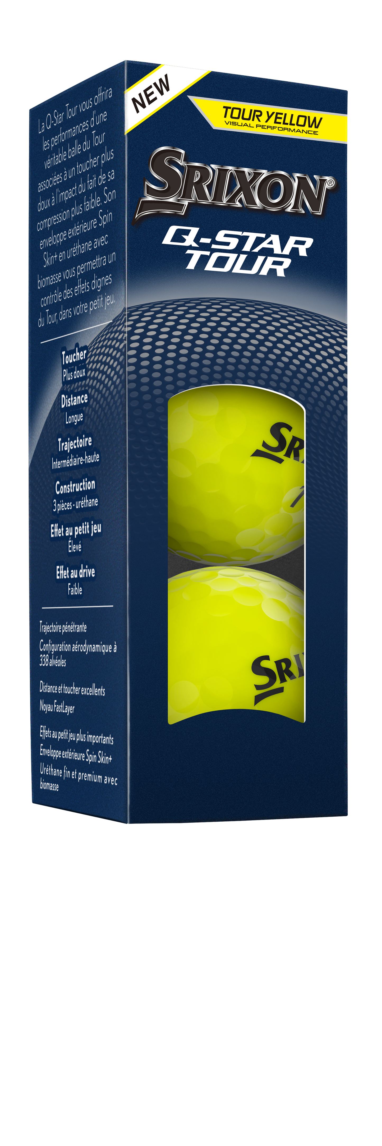 Srixon Q-Star Tour 2026 Yellow Golf Balls
