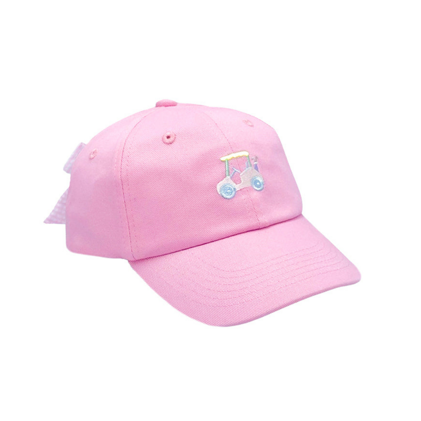 Rainbow Golf Cart Bow Baseball Hat (Baby/Toddler, Youth) - The Golf Guys Online