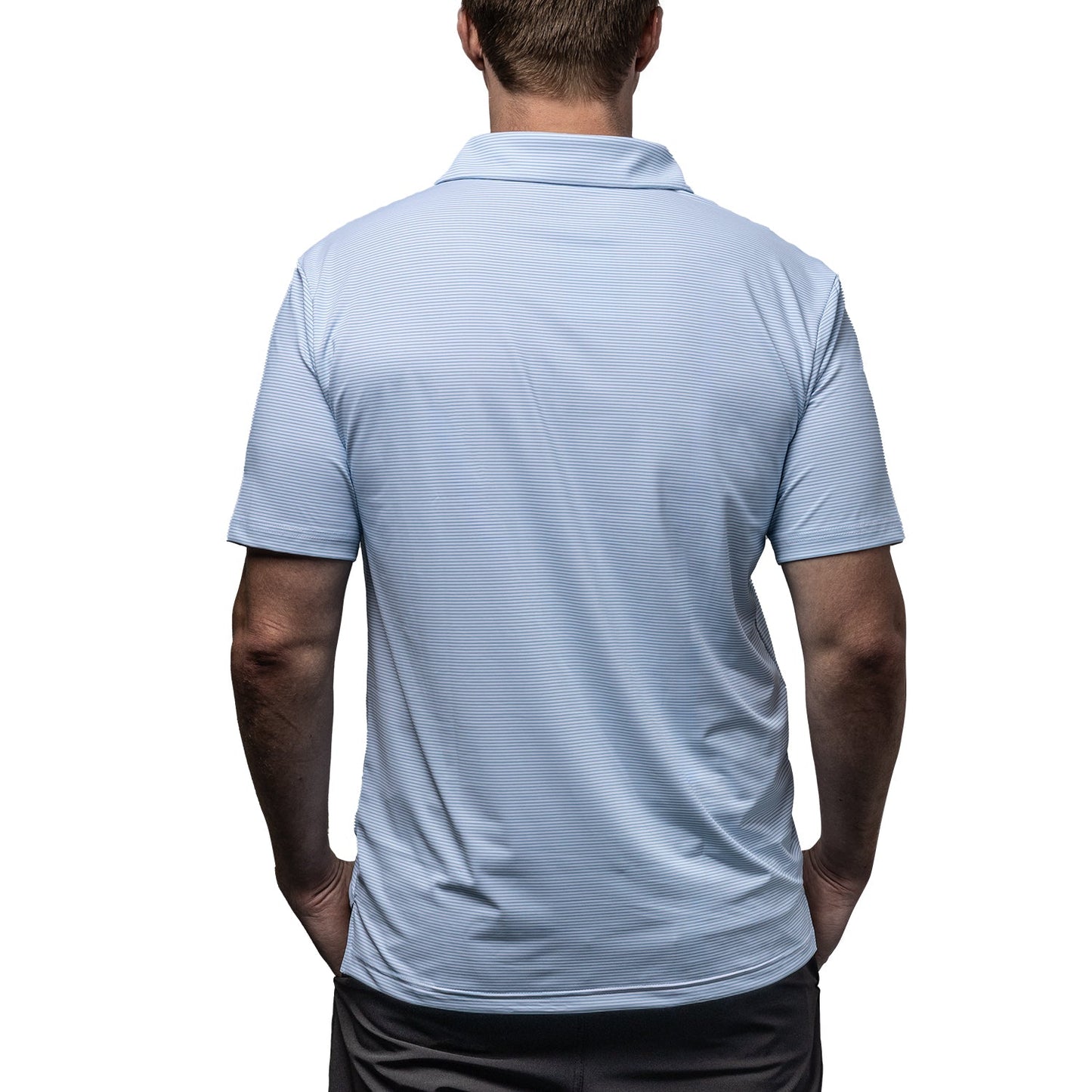 Men's Scales Weekender Striped Polo - The Golf Guys Online