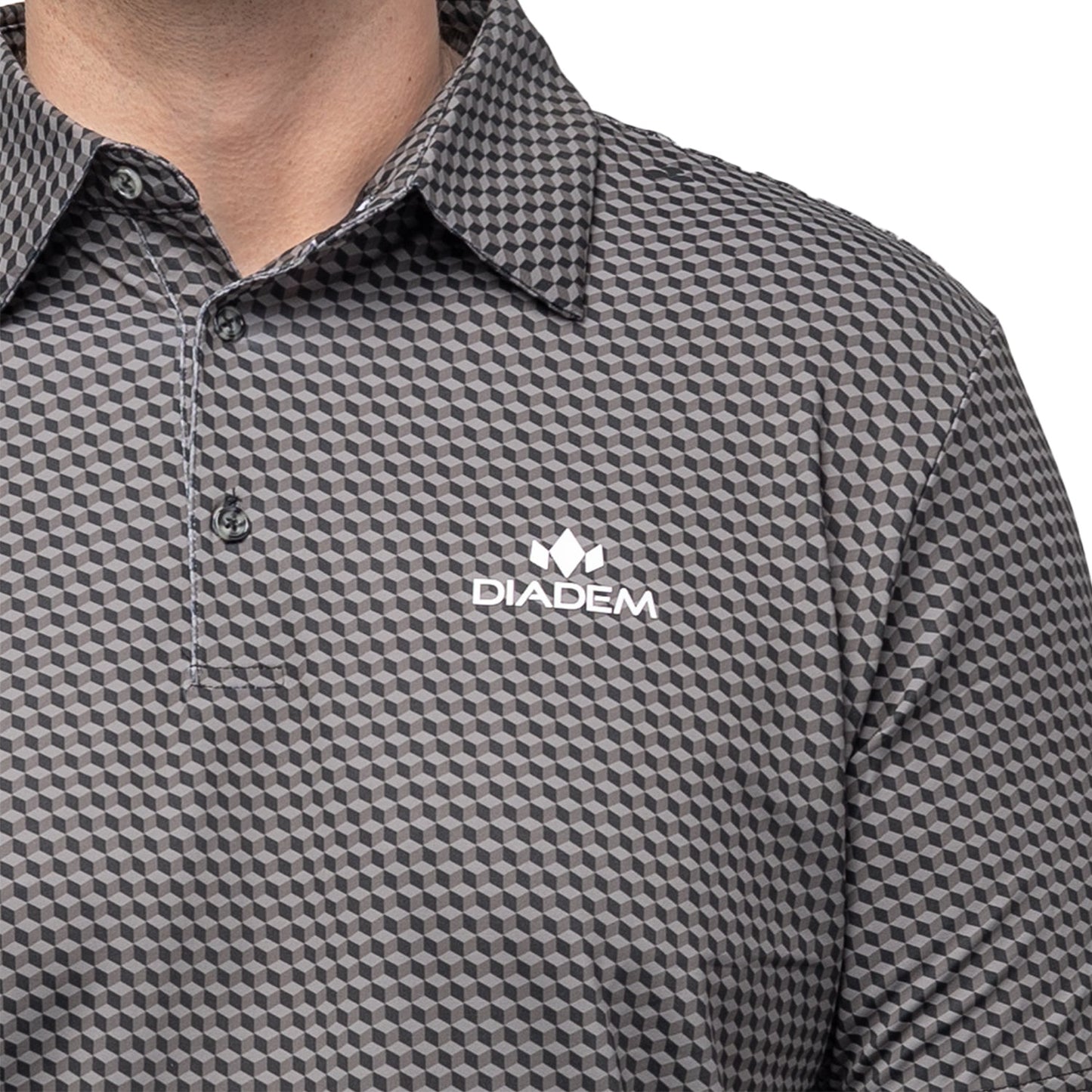 Men's Scales Competition 18K Pattern Polo - The Golf Guys Online