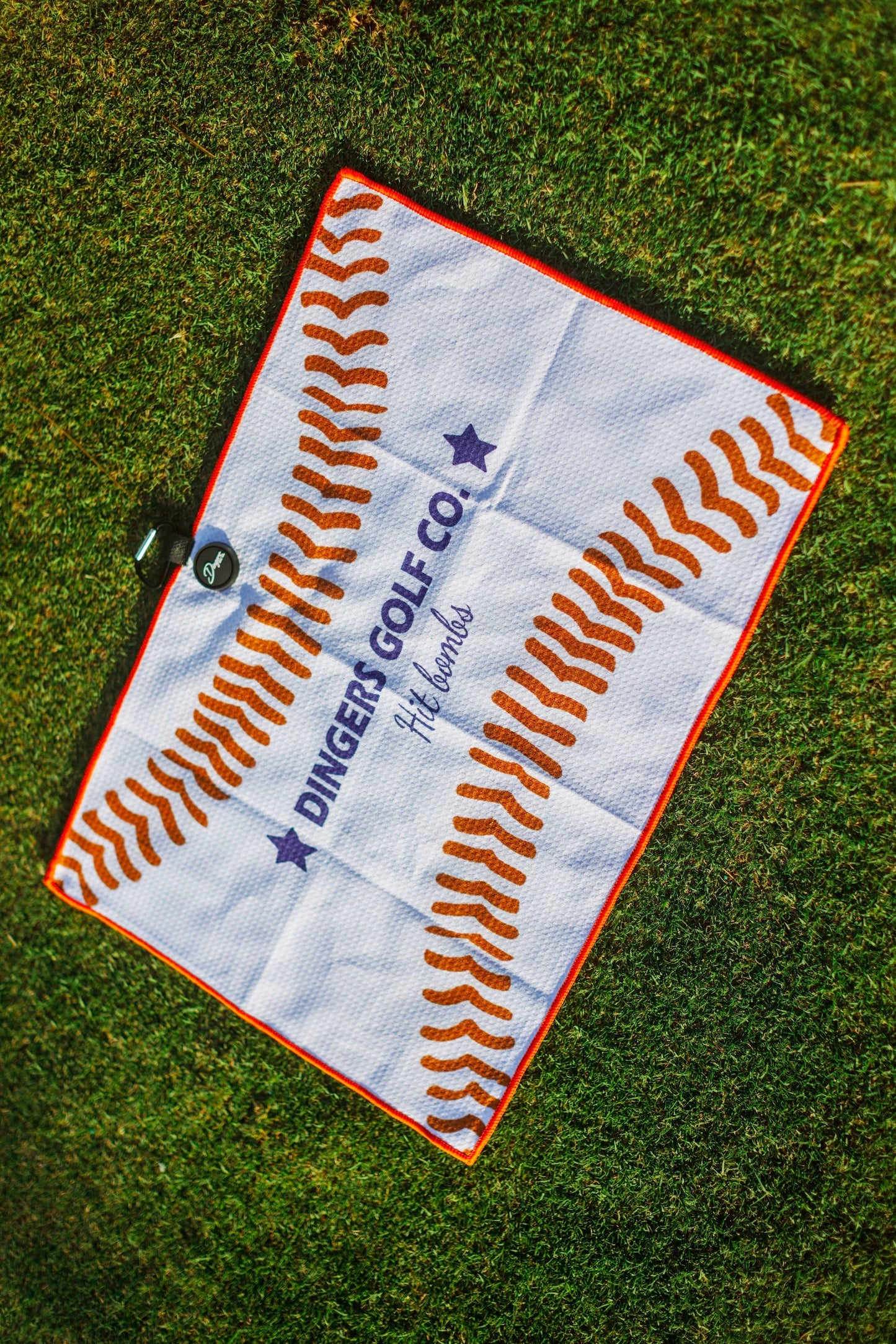 Dingers Stitches Towel - The Golf Guys Online