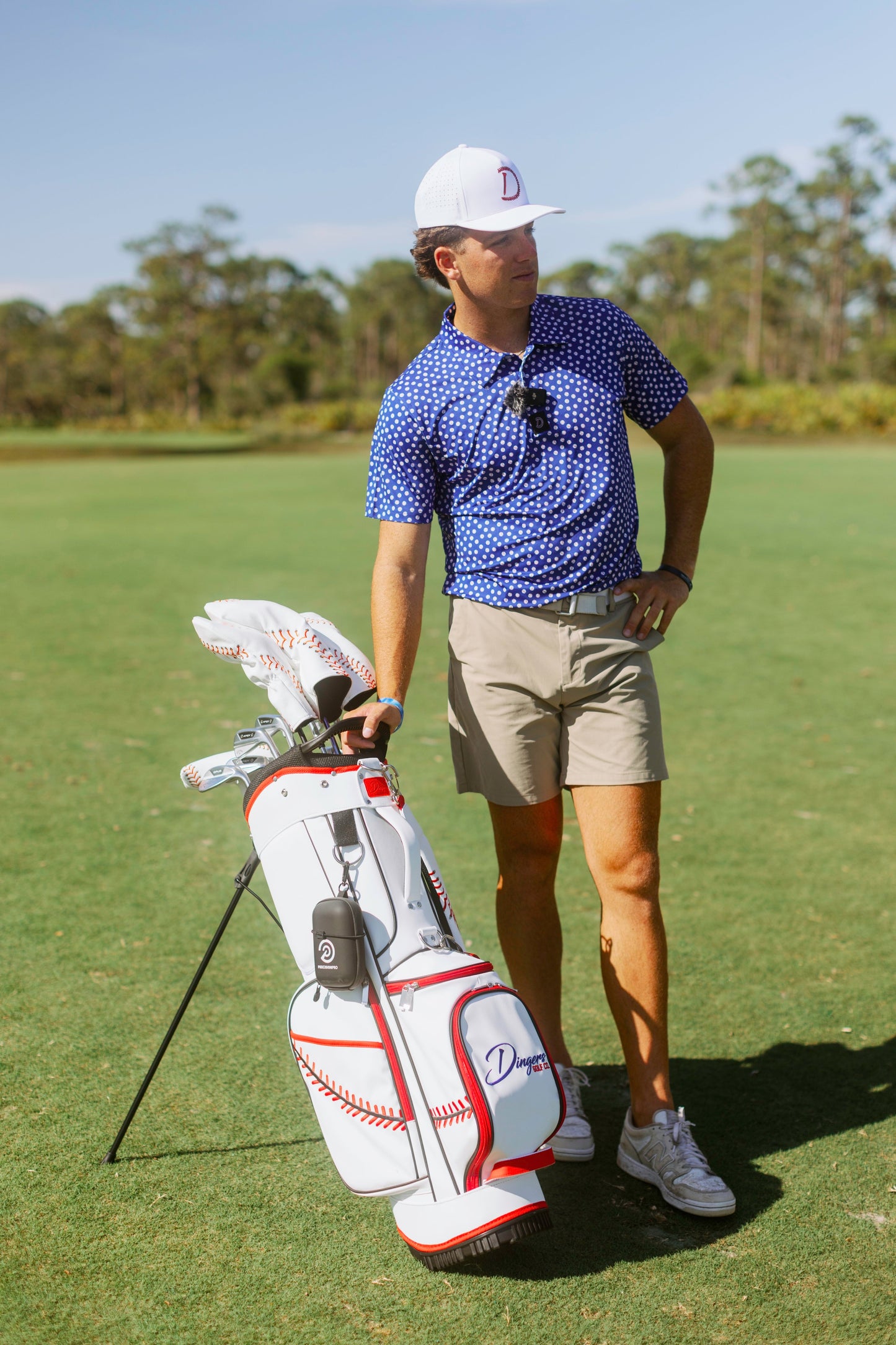 Stitch White Hat - The Golf Guys Online