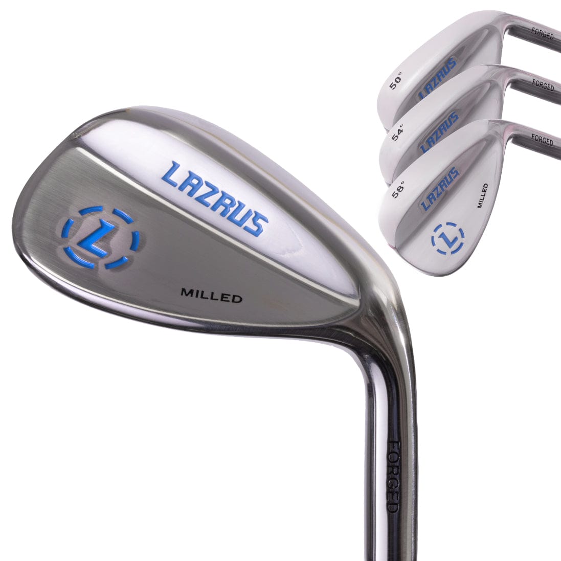Lazrus Golf - Wedges Set or Individual - Forged 50, 54, 58 | Gap, Sand, Lob Wedge (Right Hand) - The Golf Guys Online