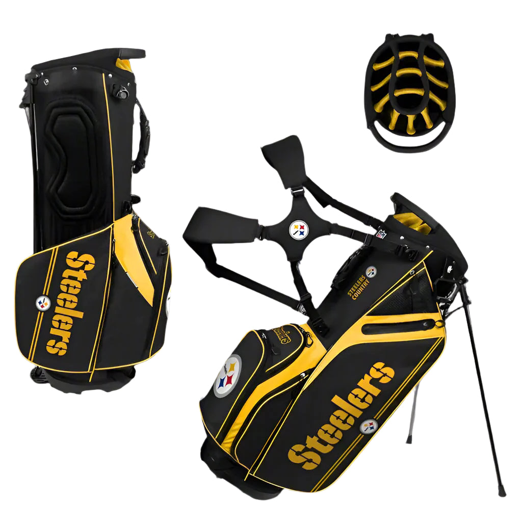 Pittsburgh Steelers Caddie Golf Stand Bag - Limited Supply - The Golf Guys Online