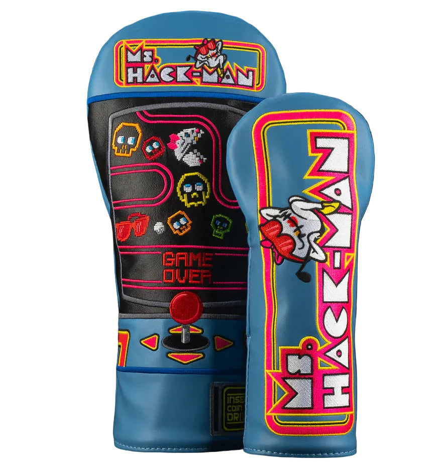 Swag Golf - Ms. Hack-Man Driver & Fairway Wood Headcover Set