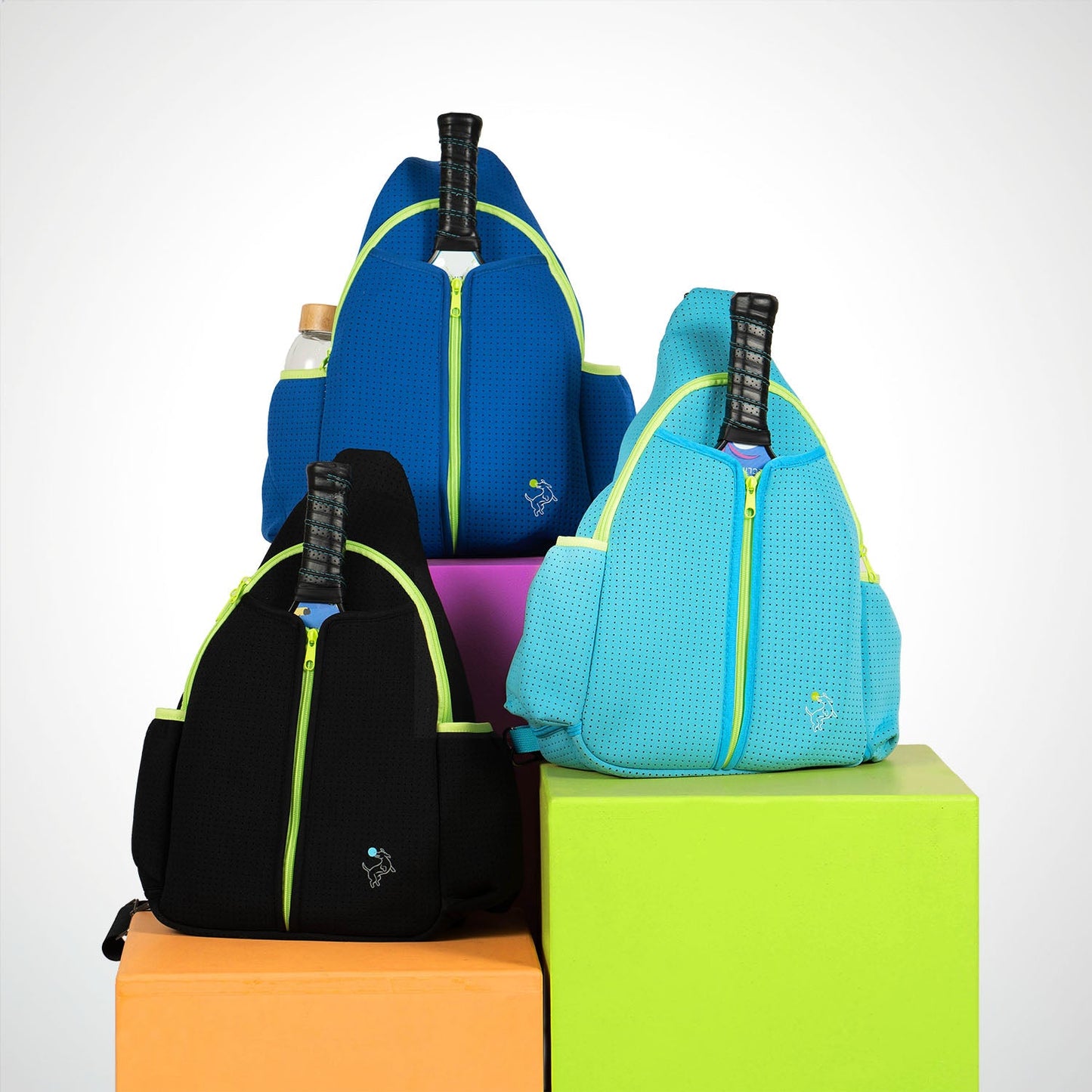 Pickleball Sling Bag - Blue - The Golf Guys Online