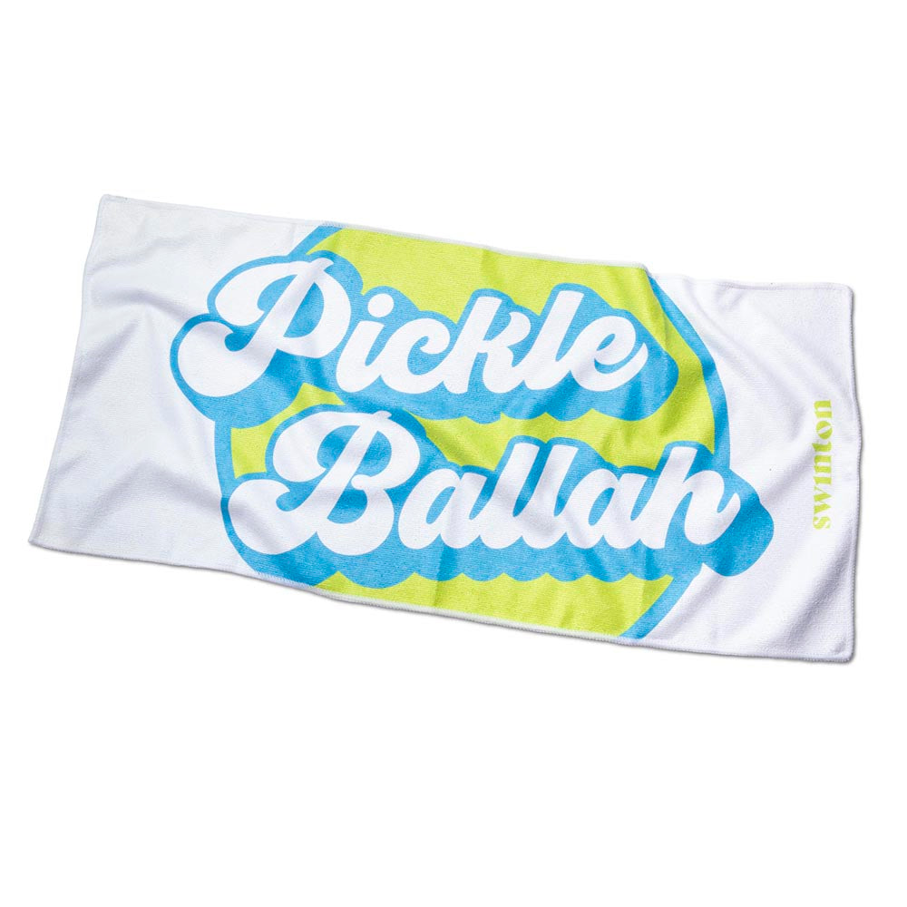 Pickleball Sports Towel White - The Golf Guys Online