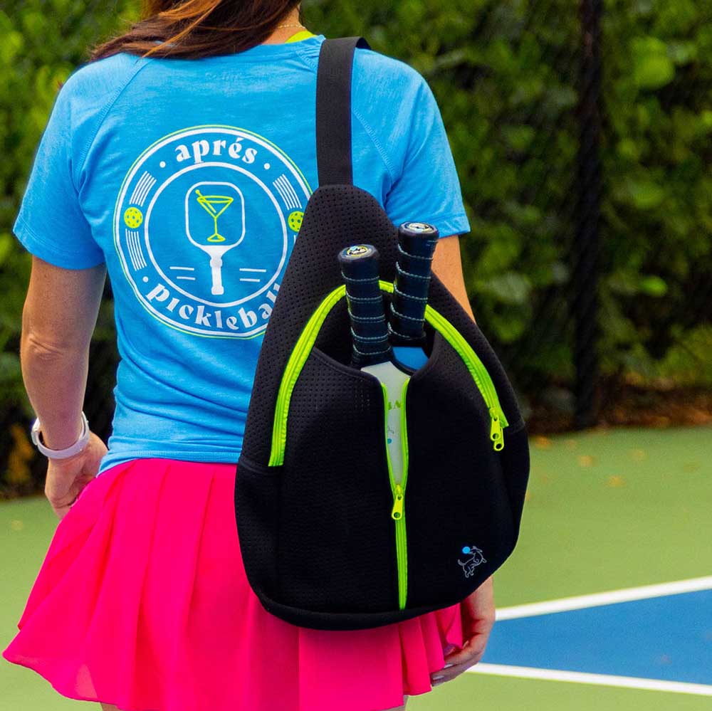 Pickleball Starter Bundle - Black Sling Bag Combo - The Golf Guys Online