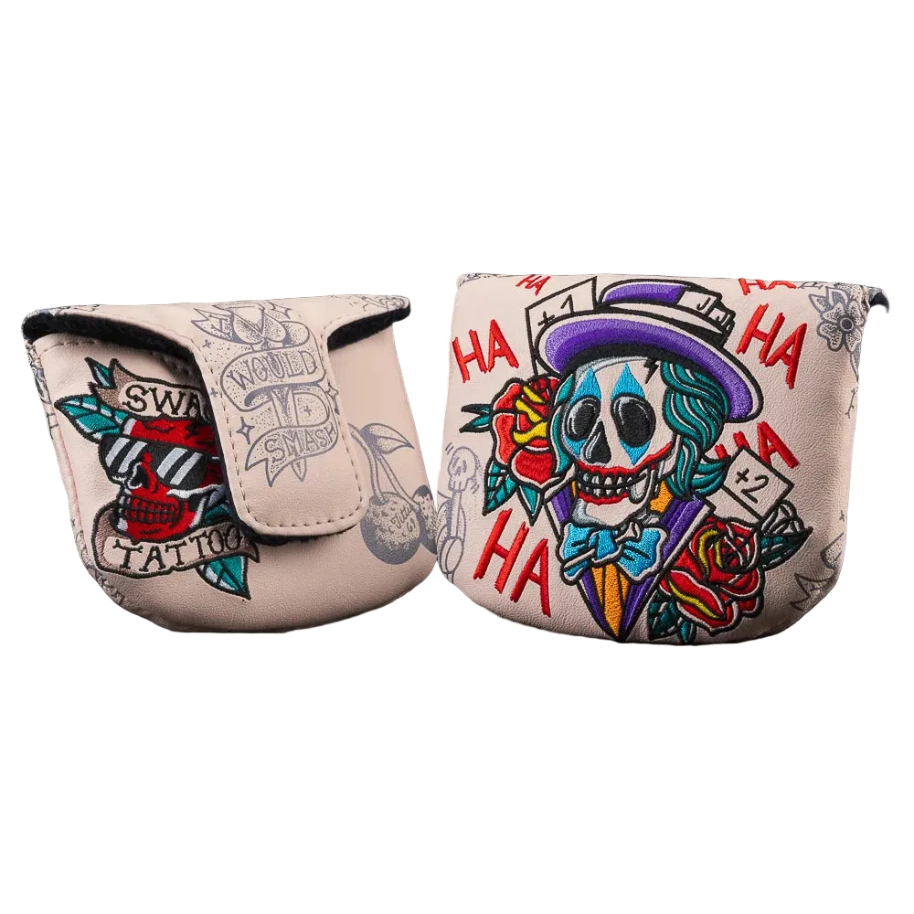 Limited Swag Golf Why So Serious Tattoo Mallet Putter Headcover *opened, no bag*