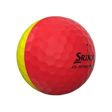 Srixon Q-Star Tour Divide 3 Brite Yellow & Red Golf Balls - The Golf Guys Online