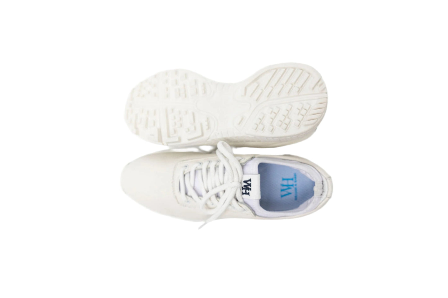 W&H Deerskin - Ace Men's Golf Shoes in All White