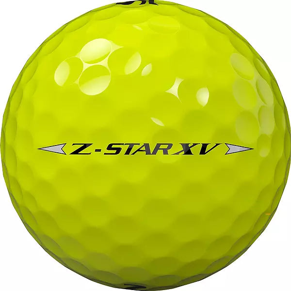 Srixon 2025 Z-Star XV 9 Tour Yellow Golf Balls