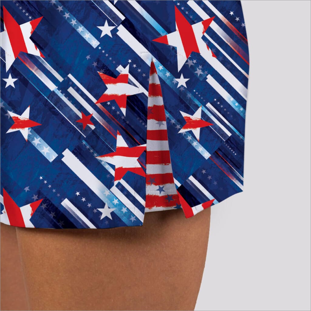 AMERICA PRINT SKORT - The Golf Guys Online