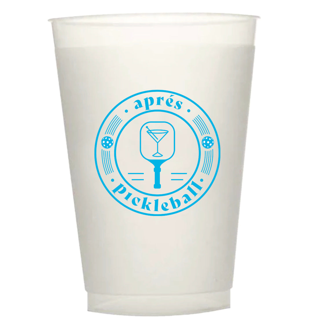 Aprés Pickleball Reusable Party Cups - The Golf Guys Online