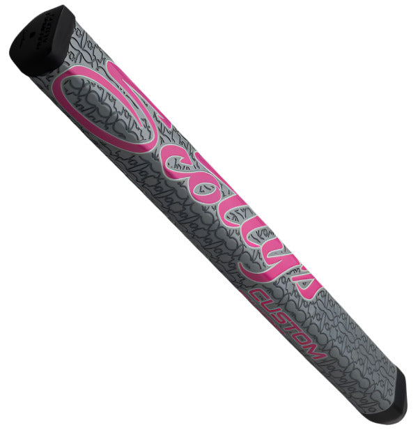 Scotty Cameron Pink/Grey Custom Shop Paddle Large Putter Grip - The Golf Guys Online