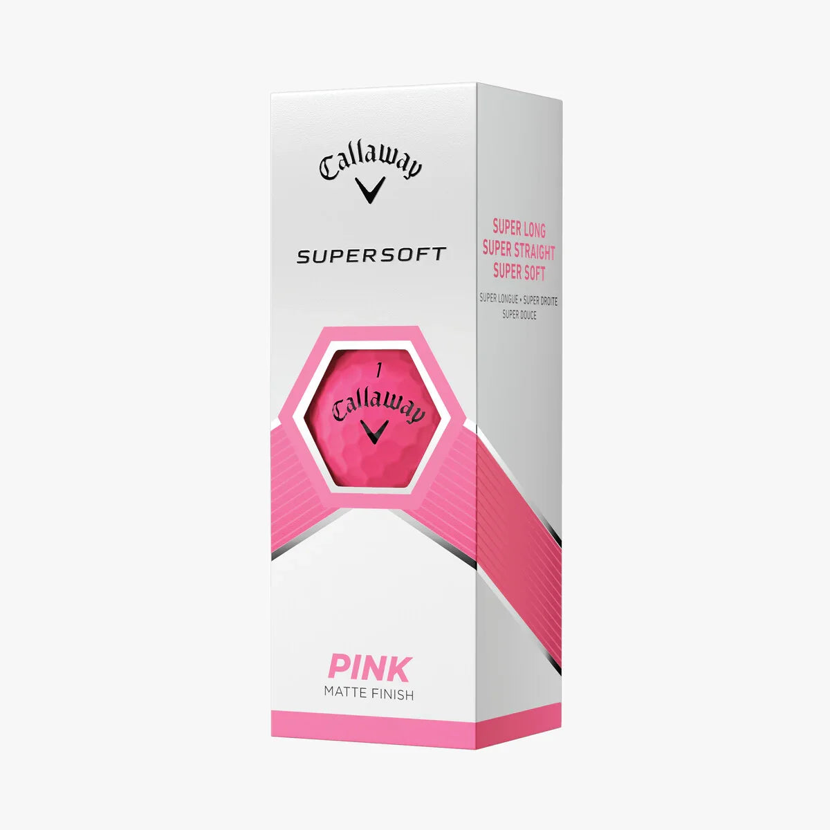 Callaway Supersoft Matte Pink 2023 Golf Balls - The Golf Guys Online