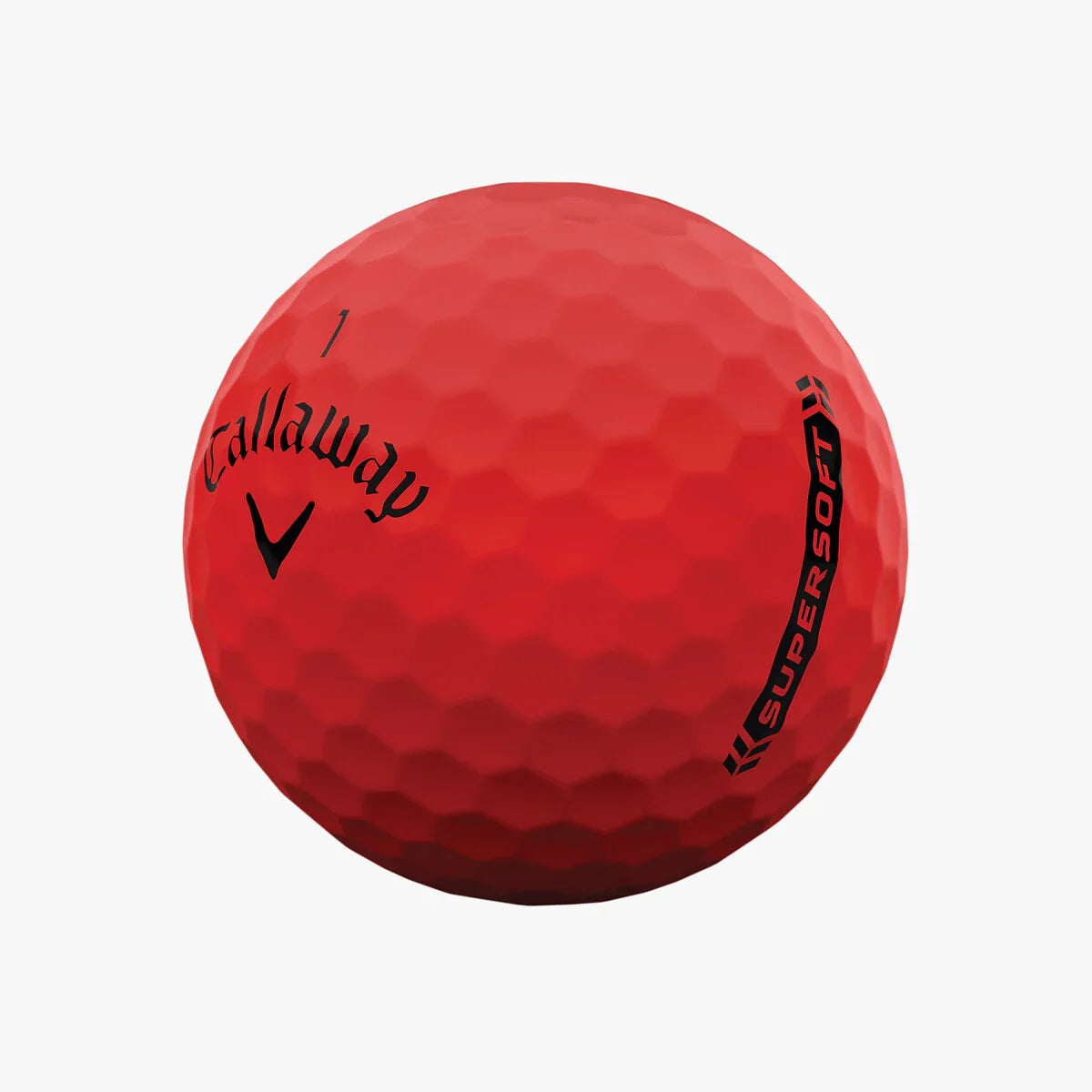 Callaway Supersoft Matte Red 2023 Golf Balls - The Golf Guys Online