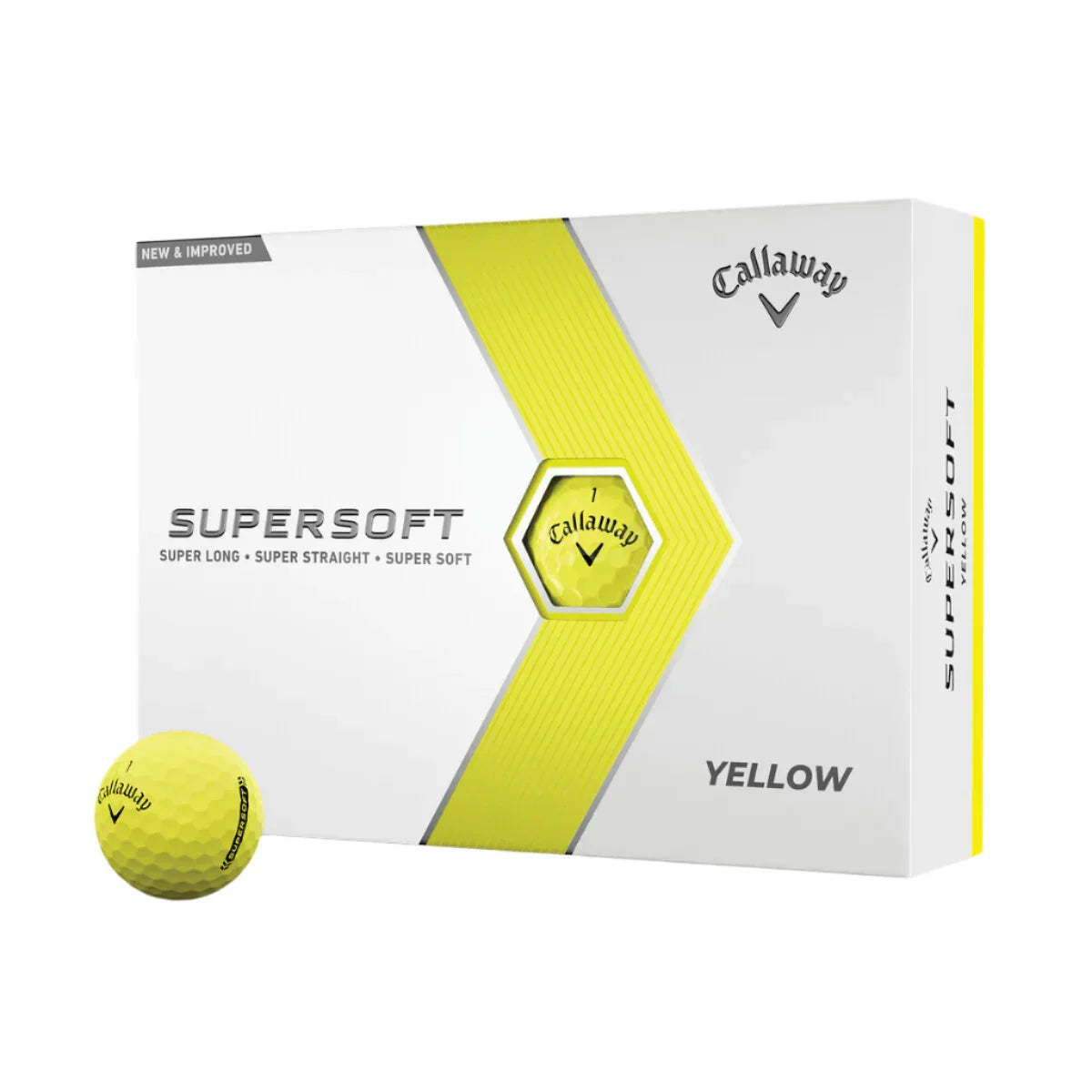 Callaway Supersoft Yellow 2023 Golf Balls - The Golf Guys Online