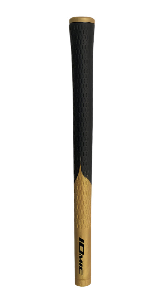 Women's Iomic Sticky Opus BC 1.8 Swing Grips Black And Gold- Ladies - The Golf Guys Online
