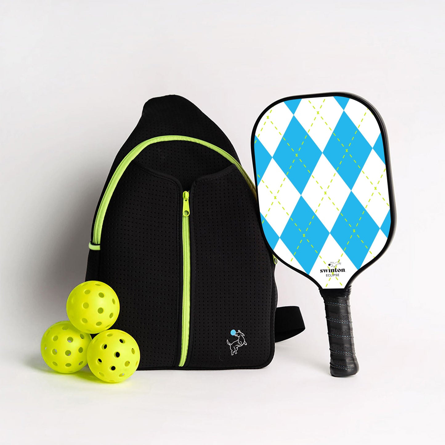 Pickleball Starter Bundle - Black Sling Bag Combo - The Golf Guys Online