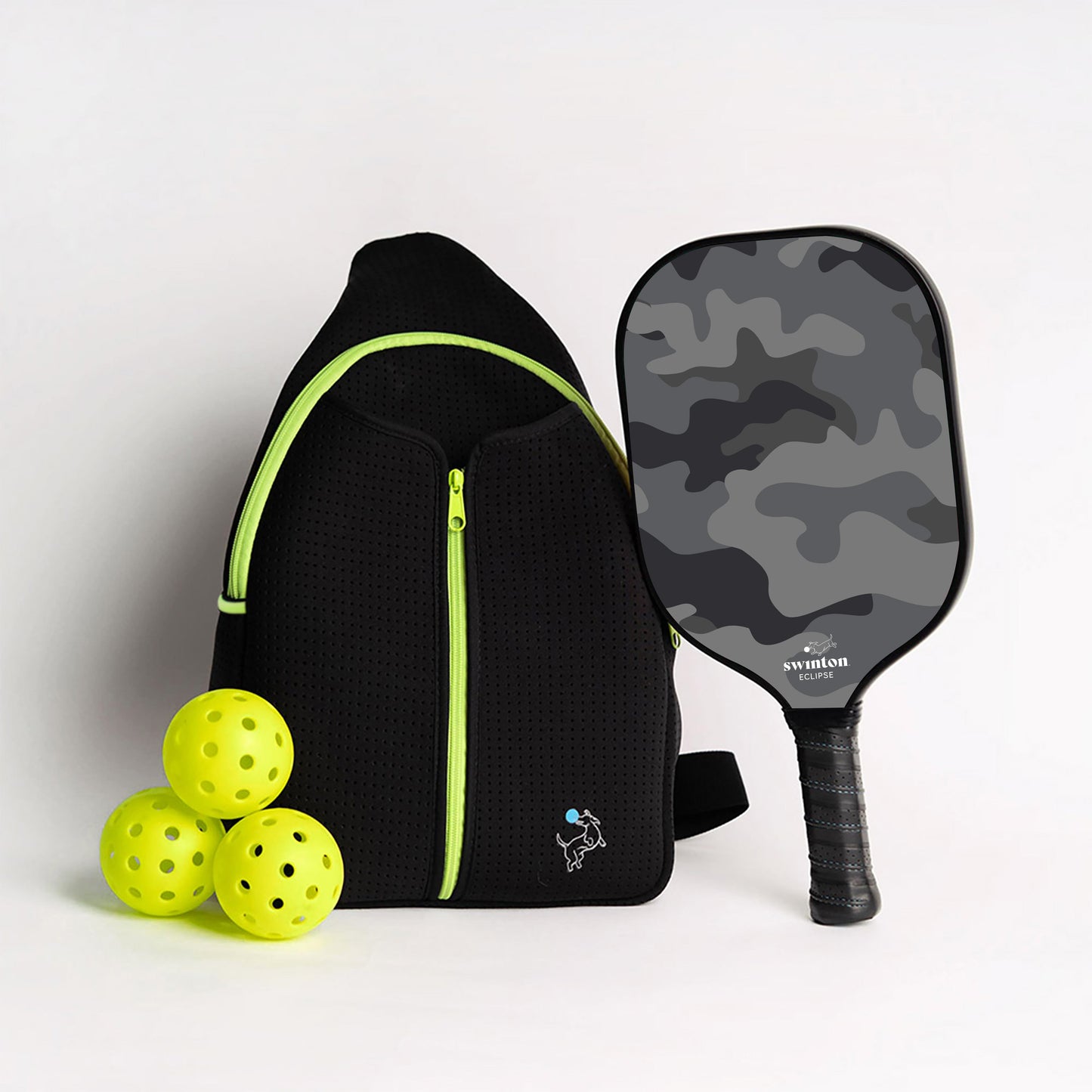 Pickleball Starter Bundle - Black Sling Bag Combo - The Golf Guys Online