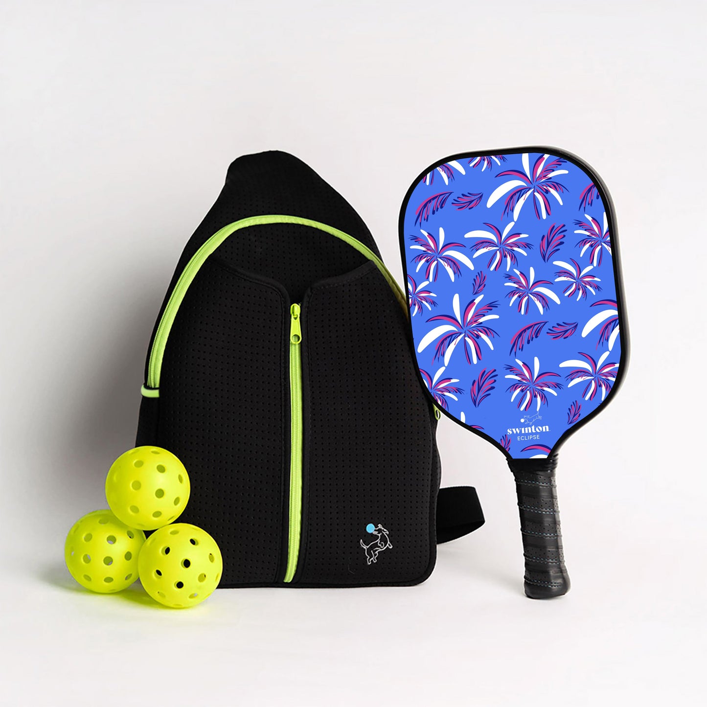 Pickleball Starter Bundle - Black Sling Bag Combo - The Golf Guys Online