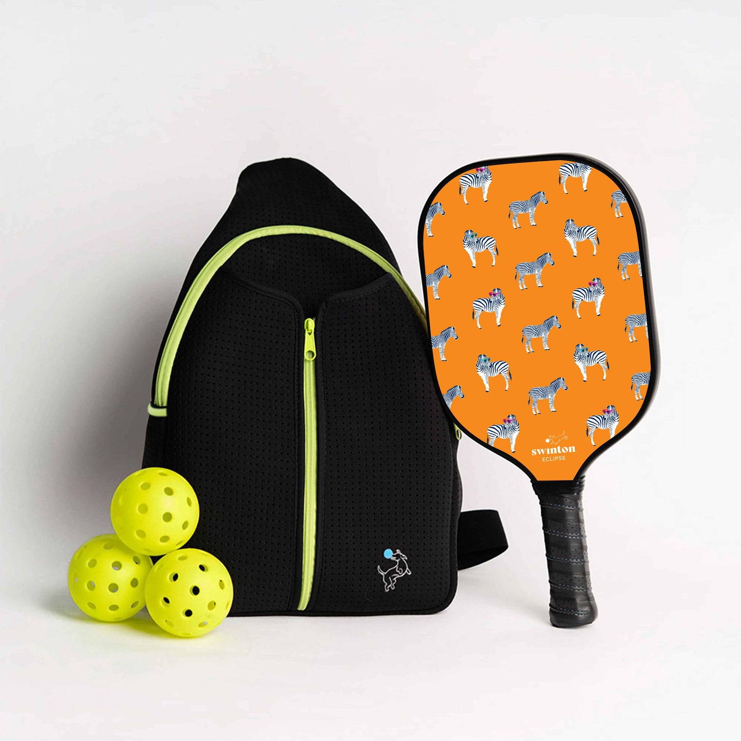 Pickleball Starter Bundle - Black Sling Bag Combo - The Golf Guys Online