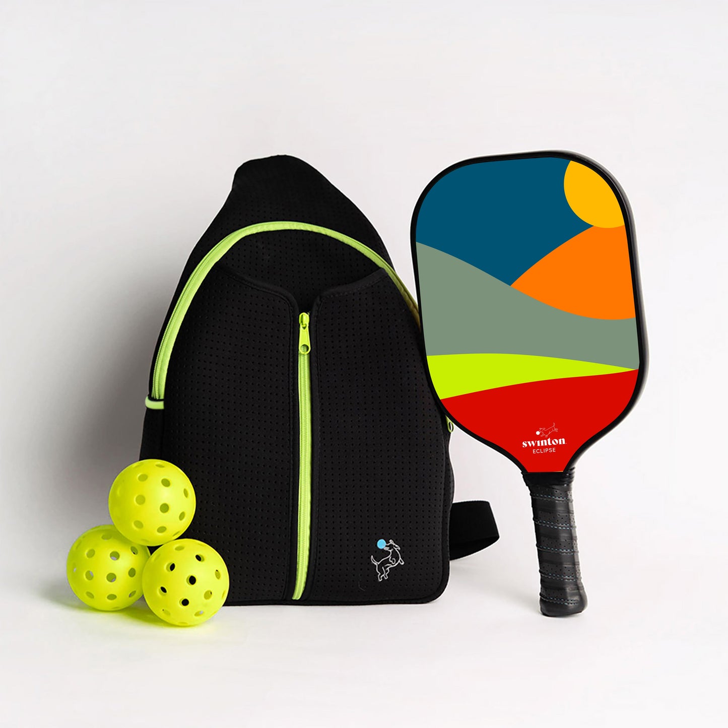 Pickleball Starter Bundle - Black Sling Bag Combo - The Golf Guys Online