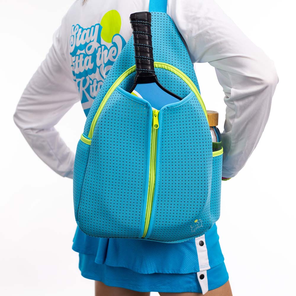 Pickleball Sling Bag - Blue - The Golf Guys Online