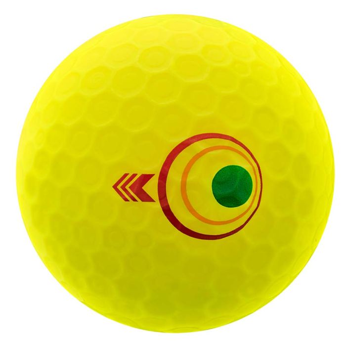 Bridgestone e12 Straight Distance 2025 Matte Yellow Golf Balls